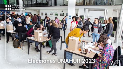 Elecciones 2023 En La Universidad Nacional De Hurlingham YouTube