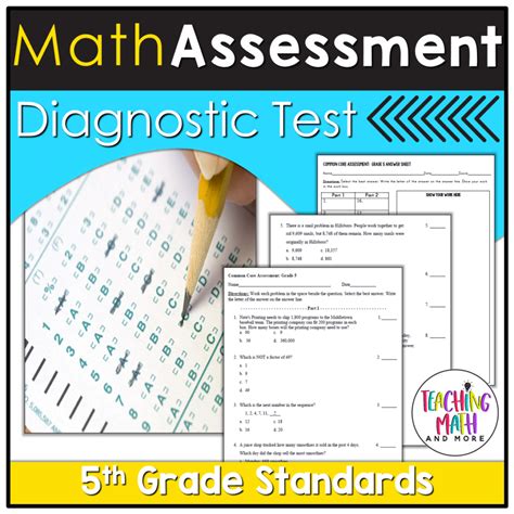 5 Ways To Use A Diagnostic Math Test Teaching Math And More