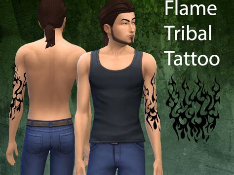 Cultures that originated this style of tattooing are the aztec and borneo cultures. twosister42's Tribal Flame Tattoo