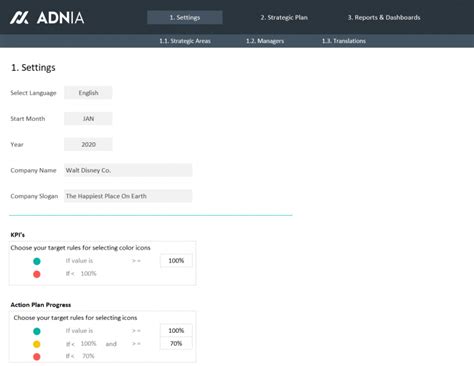 Before settling on a plan of action and then determining how to strategically implement it, executives may consider many possible options. Strategic Plan Template Excel | Adnia Solutions
