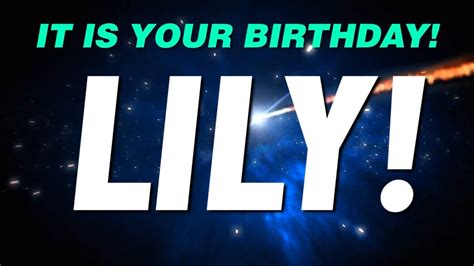 Happy Birthday Lily This Is Your T Youtube