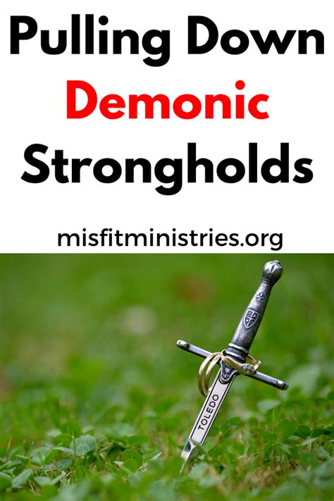 How To Cast Down Demonic Strongholds Misfit Ministries Spiritual