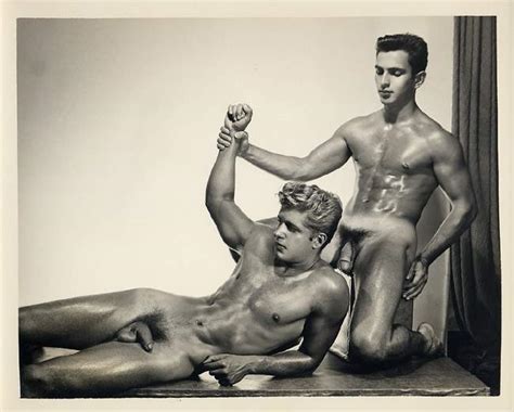 Male Models Vintage Beefcake Bob Delmonteque And Unknown Model