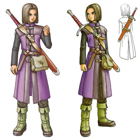 Hero Concept From Dragon Quest Xi Echoes Of An Elusive Age Art