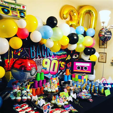 90s Birthday Backdrop 90s Theme Party 90s Party Decorations Party