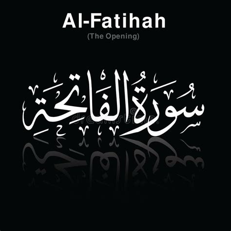 The Name Of Surah In Holy Quran Al Fatihah Chapter The Opening