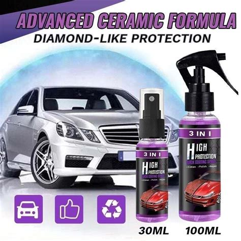 3 In 1 High Protection Quick Car Coating Spray Gadgetcab
