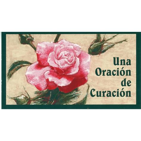 Spanish Una Oracion De Curacion Healing Prayer Teaching Cards