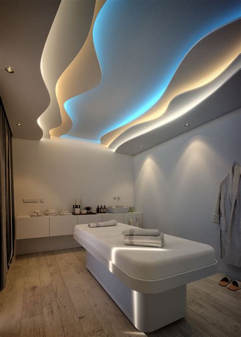 spa treatment on behance spa interior design clinic interior design spa room decor