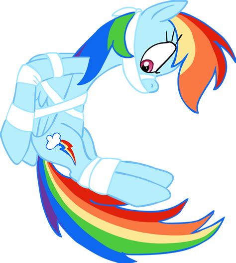 Rainbow Dash Got Tied Up Too By Colossalstinker On Deviantart