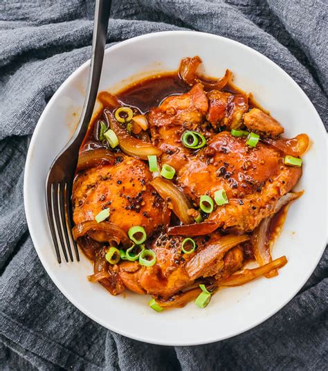 I surfed the web for different adobo recipes and this was far the best with all those ingredients. Best traditional filipino chicken adobo! This easy dinner ...