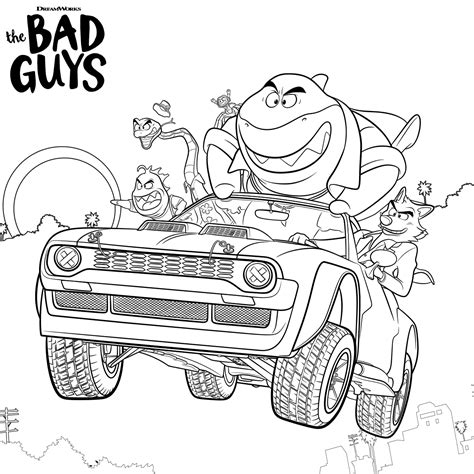 Coloring Bad Guy Guys Getcolorings Person Printable Sketch Coloring Page