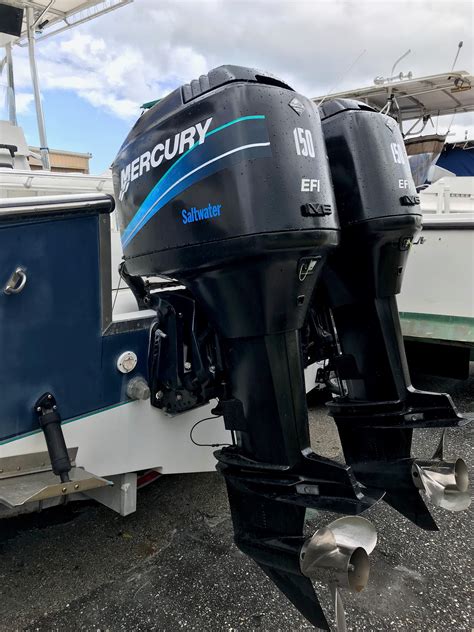 Twin Mercury 150hp Efi Saltwater Outboards For Sale Boat Accessories