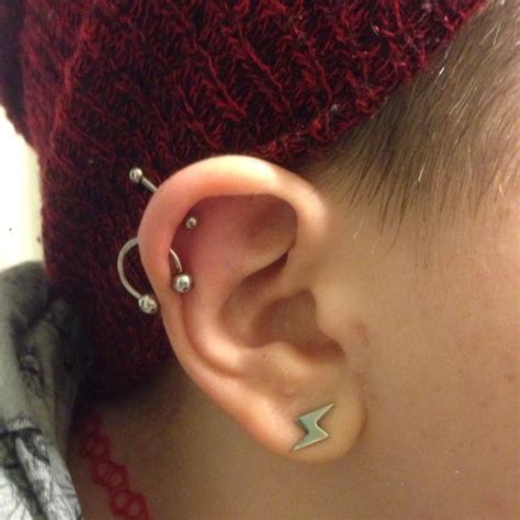 Make sure to clean the piercing twice a day. diy piercing on Tumblr