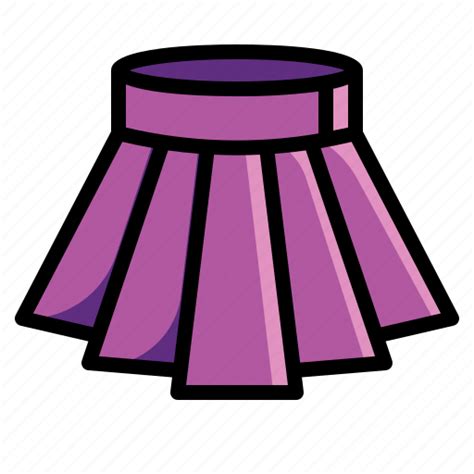 Clothes Fashion Female Mini Skirt Icon Download On Iconfinder