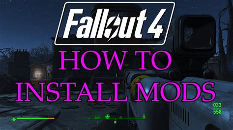 How To Install Mods Fallout 4 Nexus Mod Manager Fallout 4 Guides