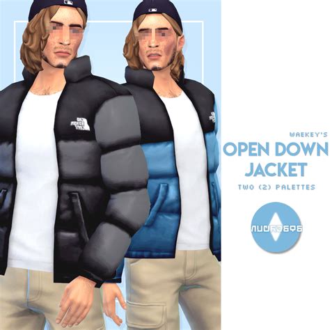 Hoodie Denim Jacket By Nucrests Nucrests On Patreon Sims 4 Men Clothing
