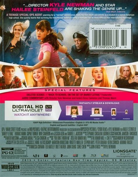Barely Lethal Blu Ray Ultraviolet Blu Ray Dvd Empire