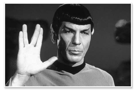Mr Spock Star Trek Af Everett Collection Som Plakat Lærredsbillede
