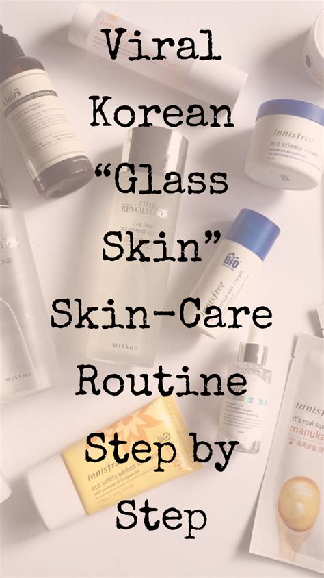 Korean Glass Skin Routine Consists Of Double Cleansing Toning Moisturizing And Sheet Masks