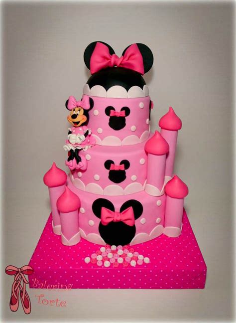Weitere ideen zu minnie maus, ausmalbilder, malvorlagen. Minnie Mouse Cake - Mini Maus torta by Balerina Torte ...