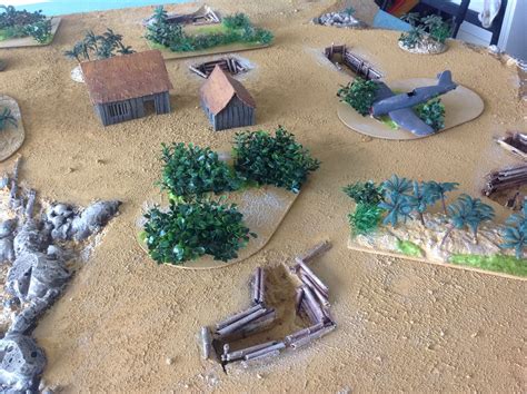 Band Of Wargame Brothers Bolt Action Pacific Terrain Stage 1