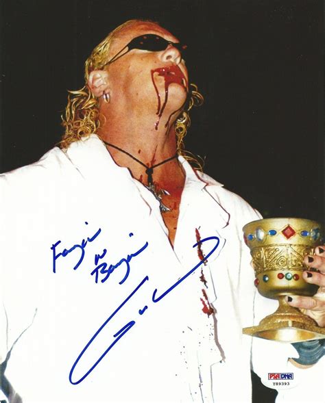 gangrel signed wwe 8x10 photo psa dna coa the brood autograph w fangin n bangin ebay