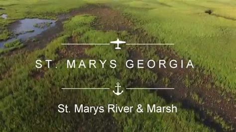 Aerial Videography Of The St Marys River Georgia Youtube
