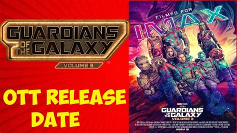 Guardians Of The Galaxy Vol Ott Release Date YouTube