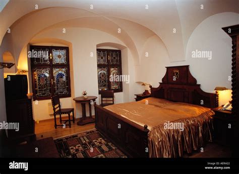 Ancient Bedroom City Of Prague Czech Republic Stock Photo Alamy