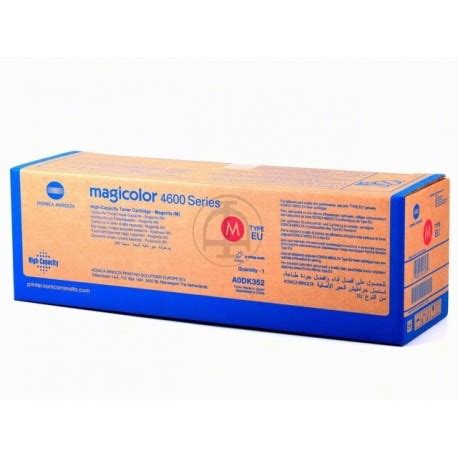When the uninstall dialog box appears, click the yes button to uninstall. Toner magenta Konica Minolta pour Magicolor 4650E / 4650DN ...