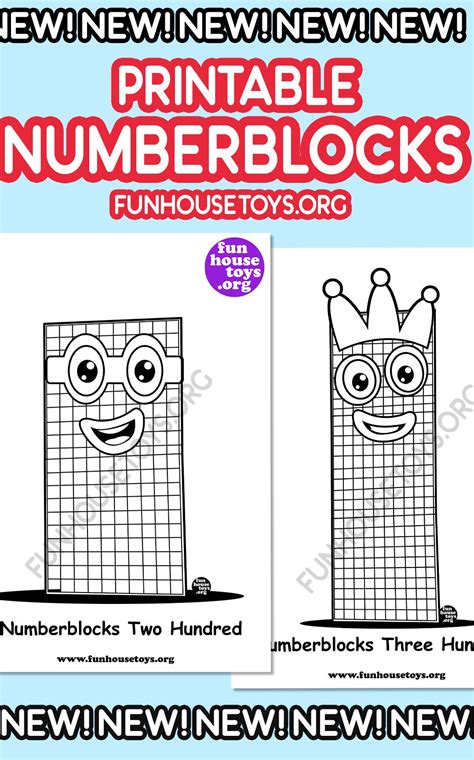 Numberblocks Coloring Pages Pdf