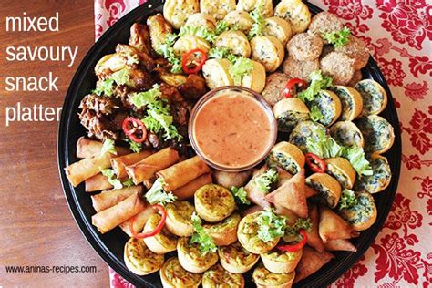 Deviled eggs make filling appetizers. Mixed Savoury Snack Platter - aninas recipes | Recipe ...