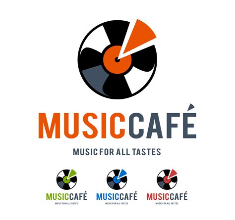 Music Cafe Logo 648598 Vector Art At Vecteezy