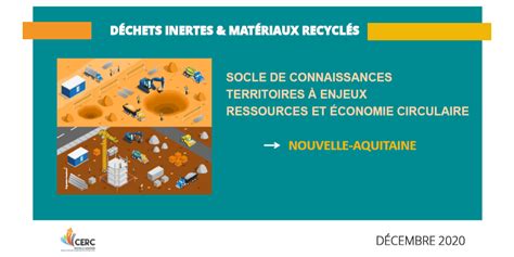 Déchets Inertes Et Matériaux Recyclés En Nouvelle Aquitaine Données 2019