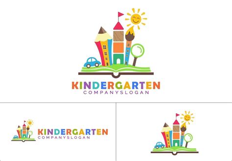 Kindergarten Logo Concept 5869258 Vector Art At Vecteezy
