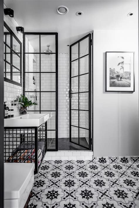 Sure, there's a beautiful simplicity in using white square or subway tiles. 17 Stunning Industrial Bathroom Designs You'll Love