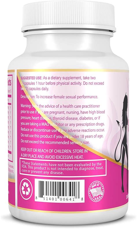 Sexual Enhancement Supplement 30 Capsules All Natural Female Formula Contains Ebay