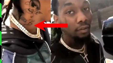 Everyday i'm thankful at the fact that i ain. OFFSET GETS CARDI B TATTOO - YouTube