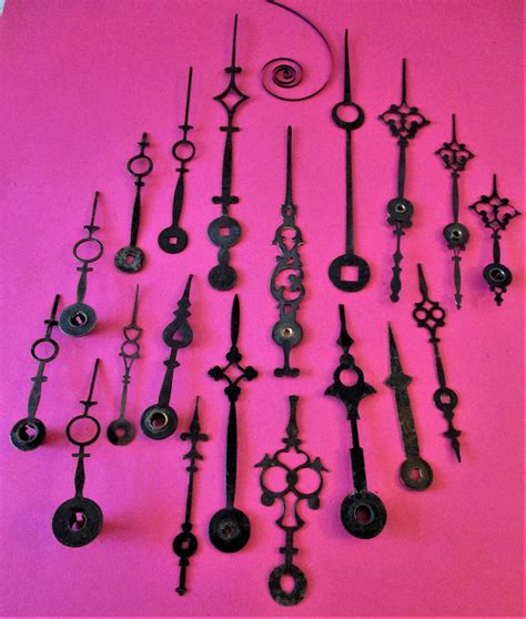 18 Beautiful Antique Steel Clock Hands For Your Clock Projects Etsy