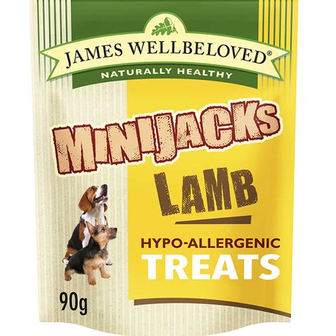 James Wellbeloved Mini Jacks With Lamb Dog Treats 90g Pets At Home
