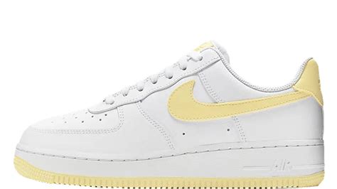 Nike Air Force 1 07 Patent White Yellow Where To Buy Ah0287 106