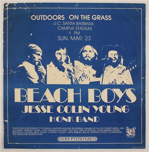 Lot Detail Beach Boys Original 1975 Concert Poster