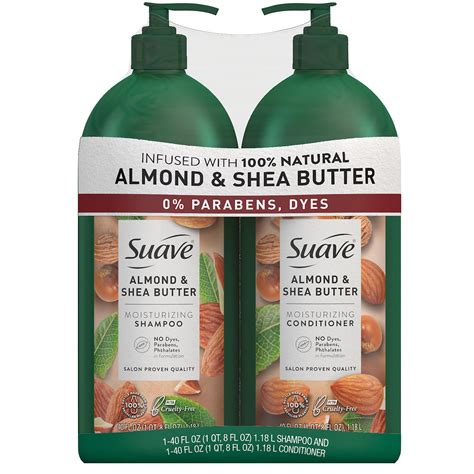 Suave Professionals Moisturizing Shampoo And Conditioner Almond And