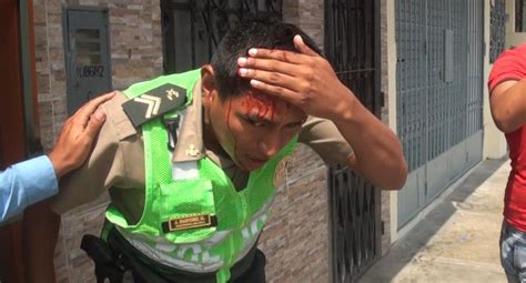 Surco Policía Resultó Con Una Herida En La Cabeza Tras Ataque A