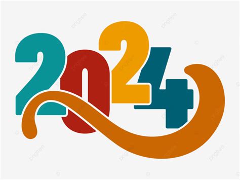 2024 Year Logo Vector 2024 Year Happy New Year Png And Vector With