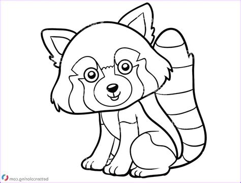 Red Panda Coloring Pages Clipart Free Printable Coloring Bear