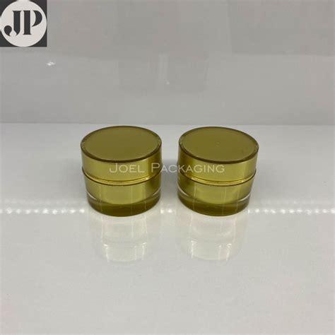 Jual Pot Cream Acrylic Gold Pot Krim Akrilik 10 Gram Gold List Gold Shopee Indonesia