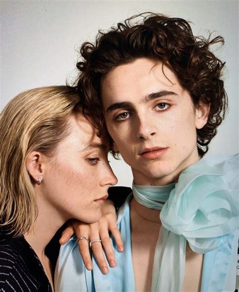 After timothee chalamet and saoirse ronan discussed why their history was perfect for little women, roz weston and graeme. Timothée Chalamet & Saoirse Ronan | Timothee chalamet ...