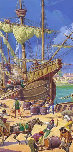 Ferdinand Magellans Fleet Stock Image Look And Learn